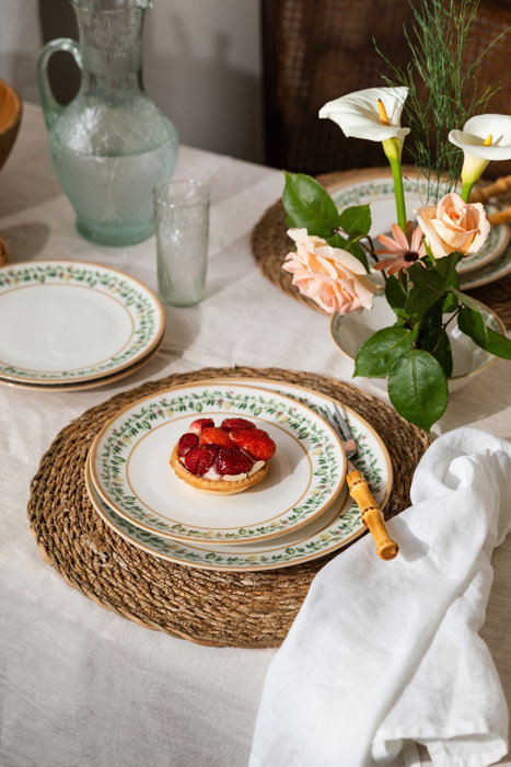Hermia Livora Chic 24 Ytkm - Juego de cena de porcelana de 24 piezas Multicolor Hermia Livora Chic 24 Ytkm - Juego de cena de porcelana de 24 piezas Multicolor